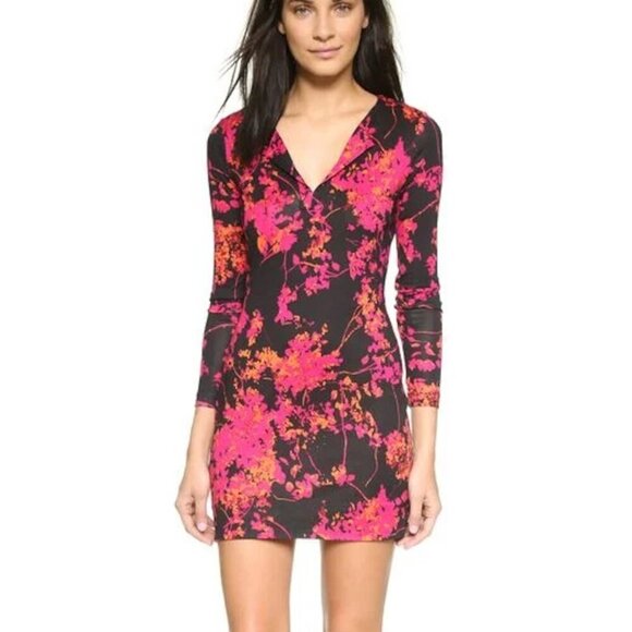DIANE VON FURSTENBERG Reina Floral Daze Sheath Dress - Picture 1 of 7